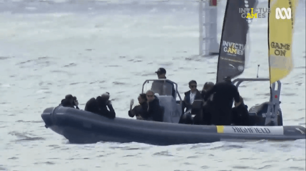 shark suspension seats on highfield RIB at InvictusGames
