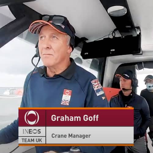 Graham Goff - Captain of the Team UK INEOS PITLANE-BOAT (AMERICAS CUP)